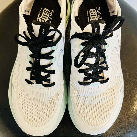 SKECHERS Glide-Step Atlus Relaxed Fit White Multi Sneaker W 9 Hands Free - Picture 7 of 8